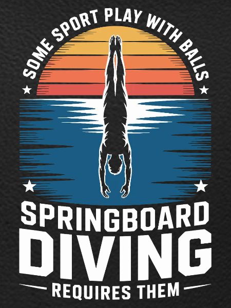 Kunstspringen Turmspringer Sprungbrett