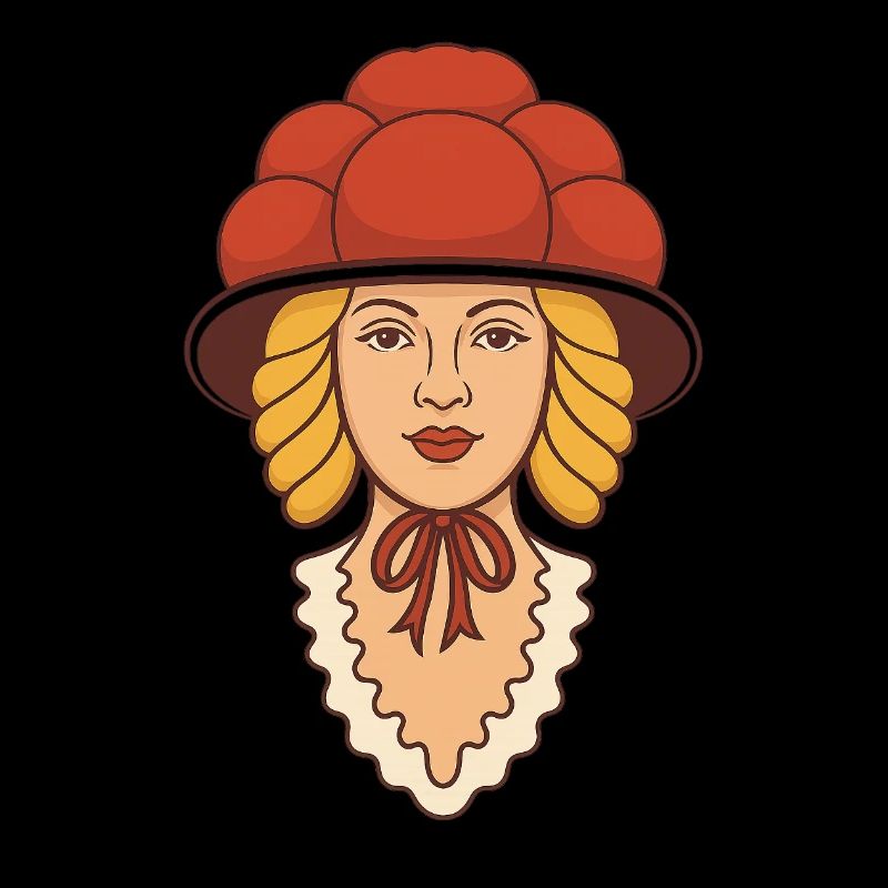 Bollenhut Mädchen