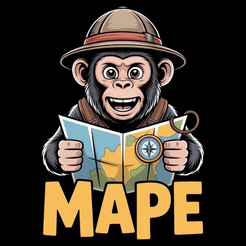 MAPE Adventure Monkey Map Compass Explorer