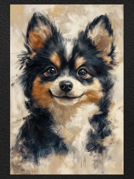 Illustration eines Hundes