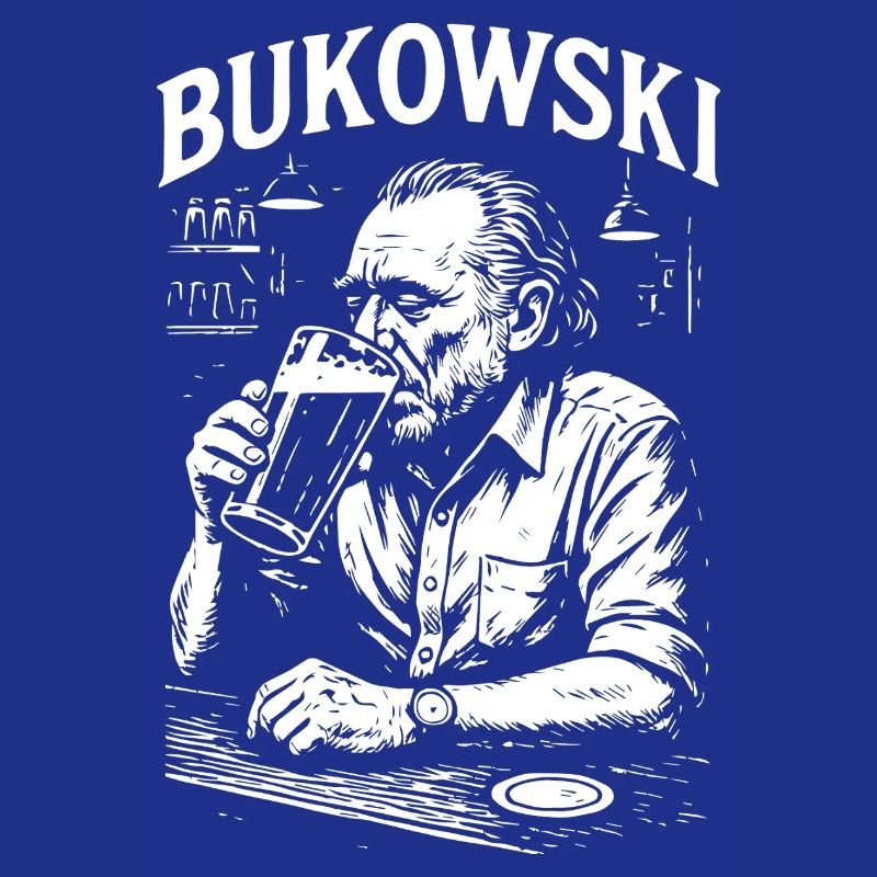Charles Bukowski Bar Portrait