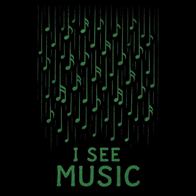 I See Music: Abstract Rain of Notes