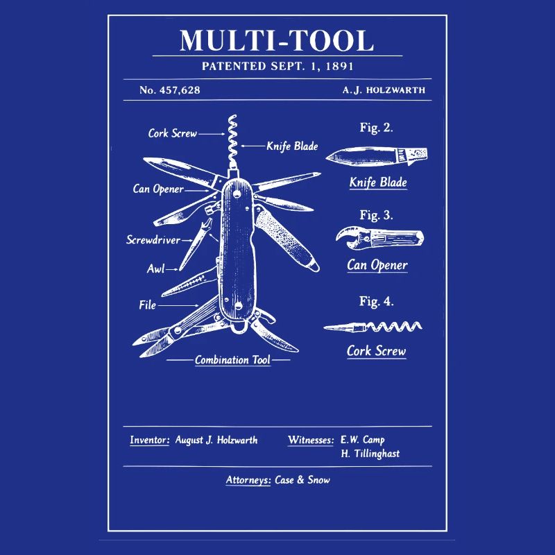 Multi-Tool Blueprint-Patentkunst