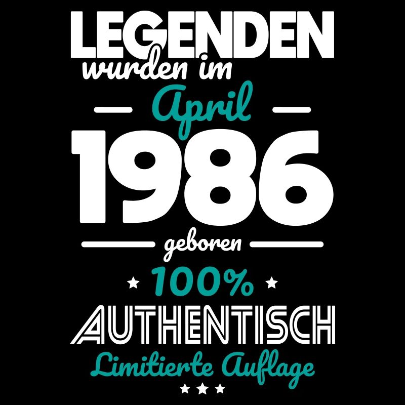 40. Geburtstag - Legenden wurden im April 1986