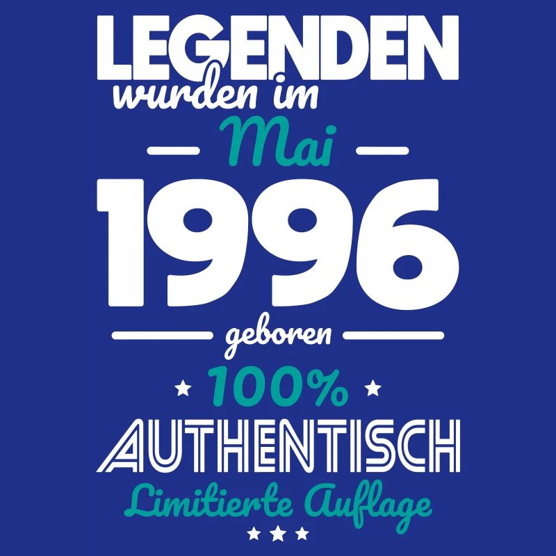 30. Geburtstag - Legenden wurden im Mai 1996