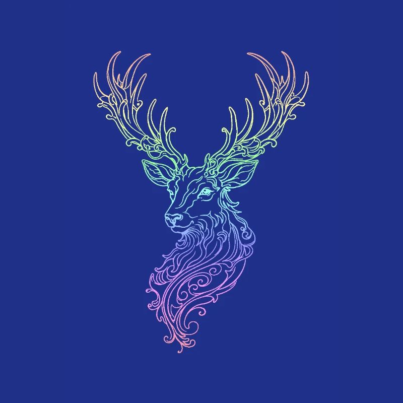 Deer Rainbow