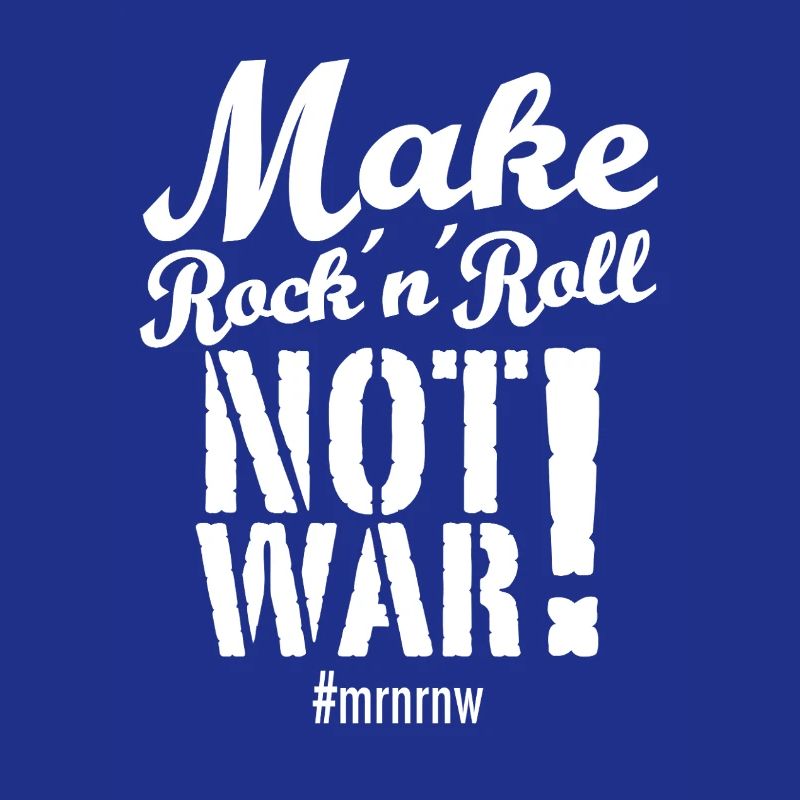 Faites Rock 'n ́Roll Not War Version 2025