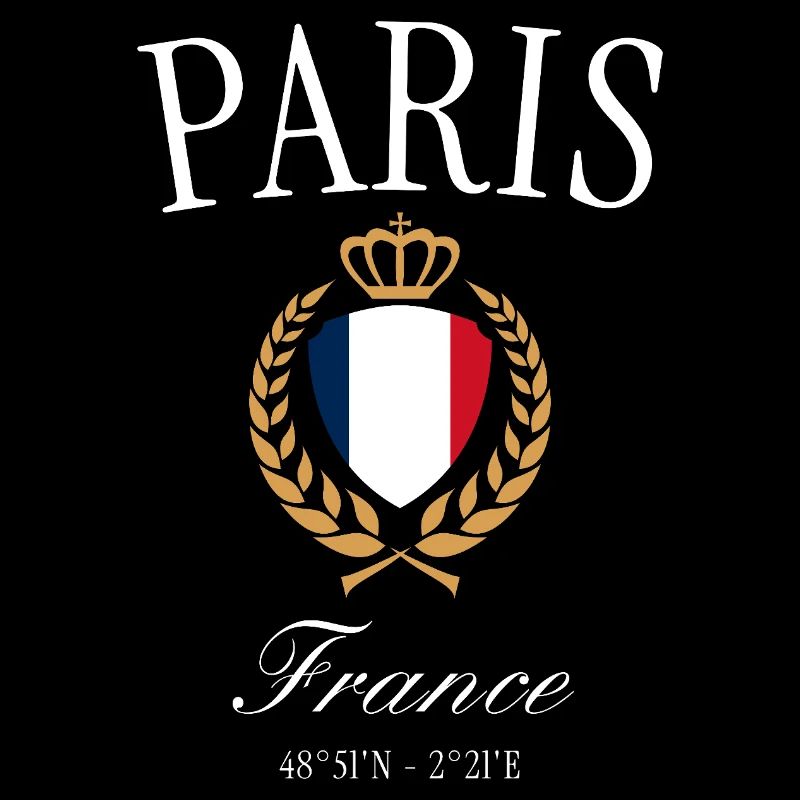 Paris Frankreich Wappen Krone – Reise Souvenir