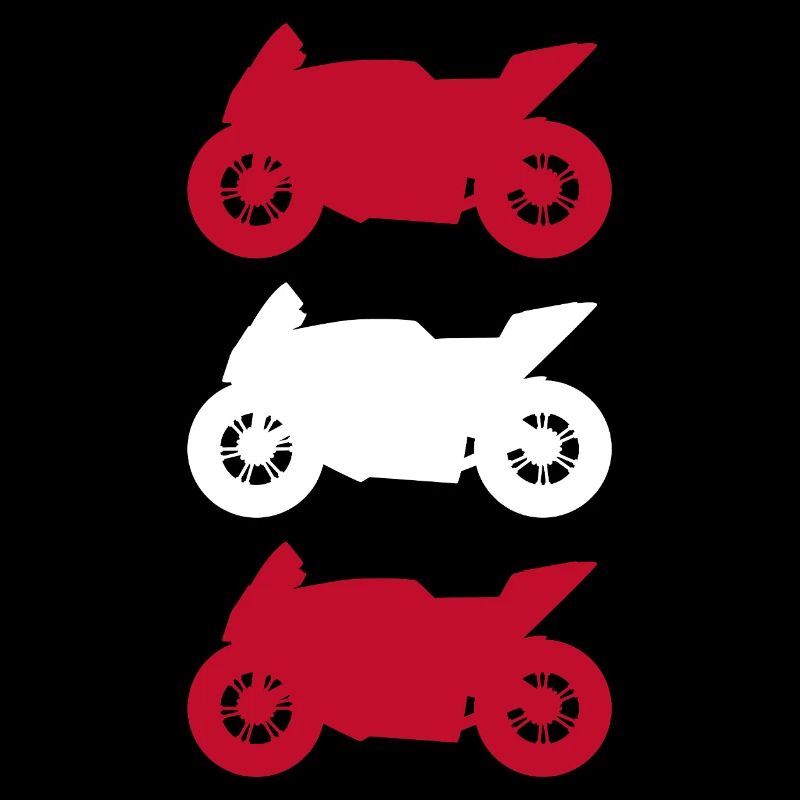 Motorcycle Austria Flag Motorsport Biker