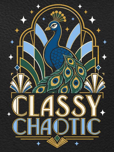 Classy Chaotic Pfau Art Deco