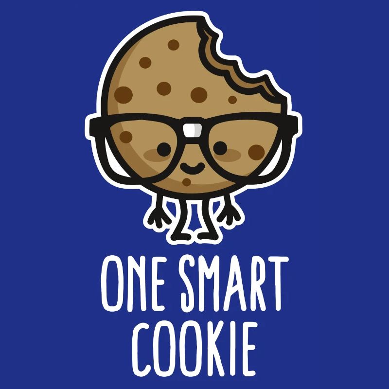 One smart cookie cute nerd geek student school fun