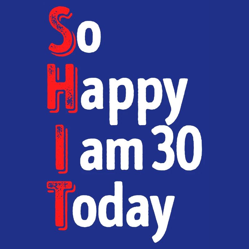 30s Statement Birthday 30 Years Old