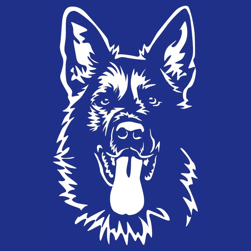 Deutscher Schäferhund Kopf "Black Edition"
