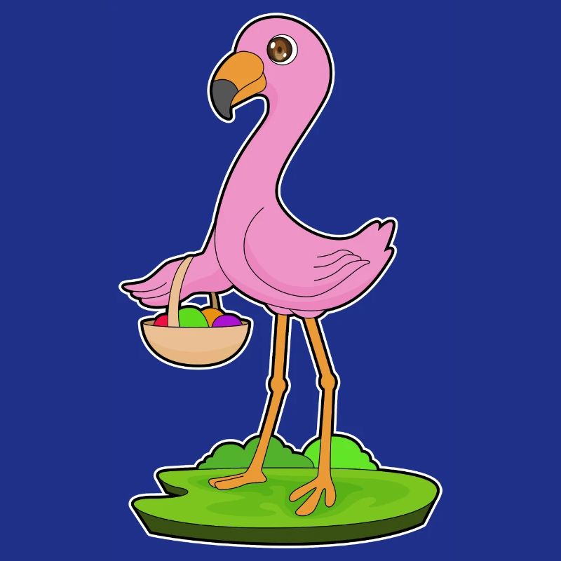Flamingo Fruit Basket