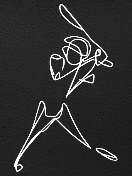 Cricketer Drawing