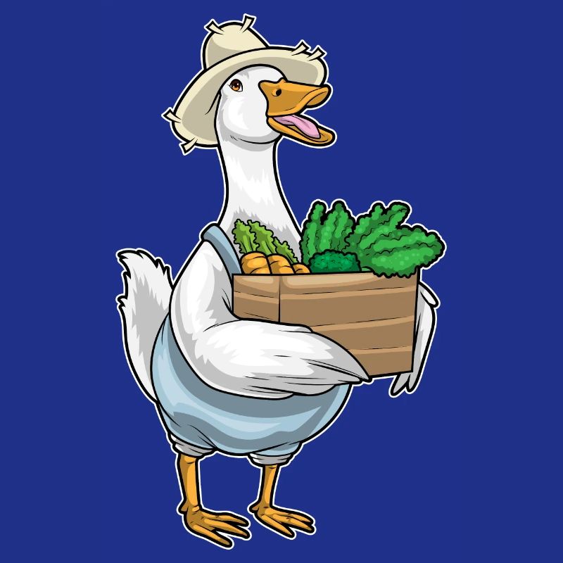 Duck Farmer Vegetables