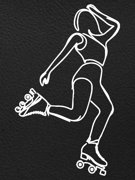 Roller Skater Drawing