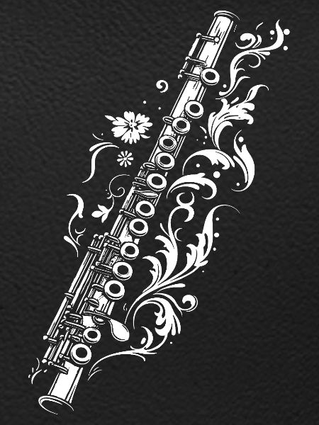 Flute Drawing