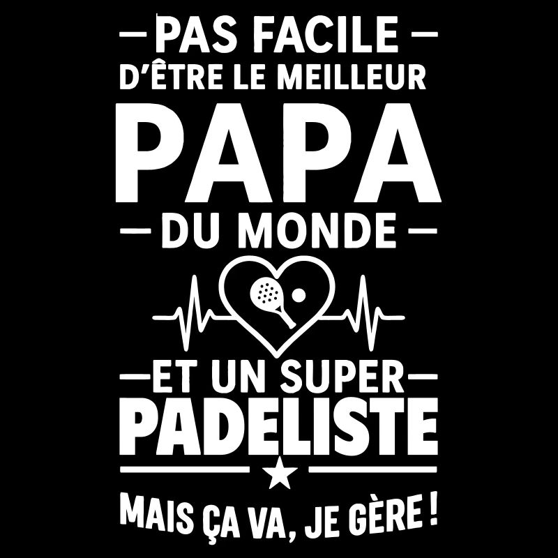 Heart + Padel – Super Dad Padel Player
