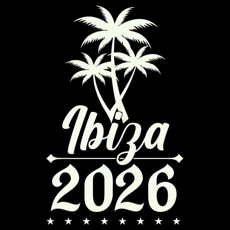 Ibiza 2026 Palm Trees Silhouette