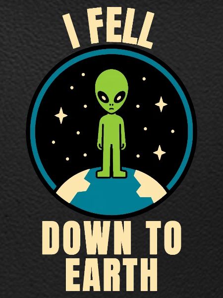 Alien landet auf Erden