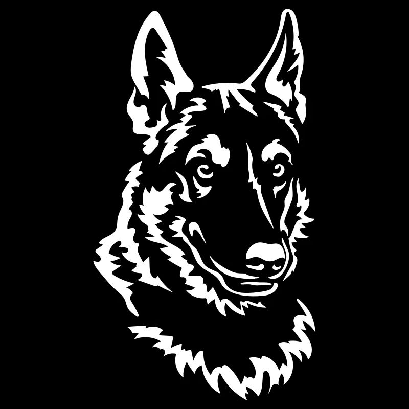 Tschechoslowakischer Wolfhund Kopf "Black Edition"
