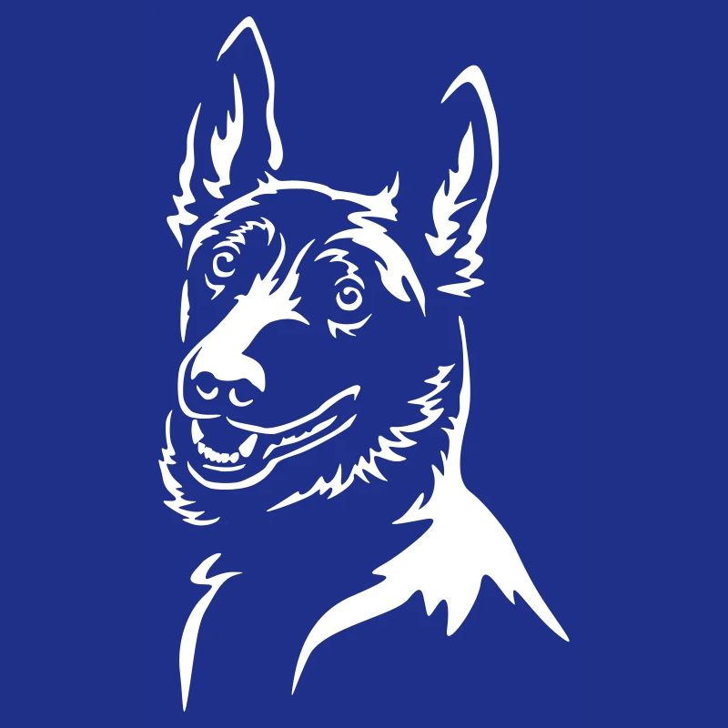 Malinois Head "Black Edition"