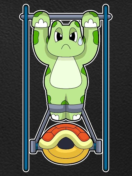 Turtle Bodybuilder Pull-ups Bodybuilding