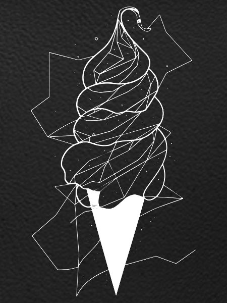 Eiswaffel Zeichnung