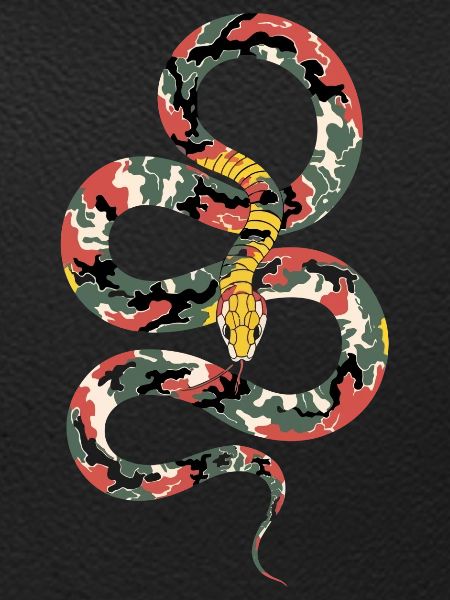 Camouflage Serpent Coils