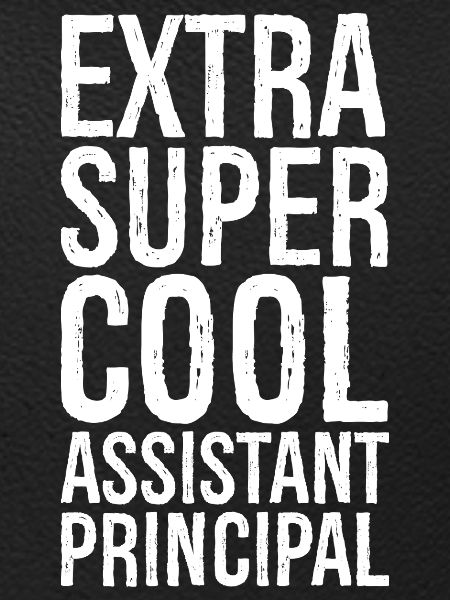 extra super cool assistant principal