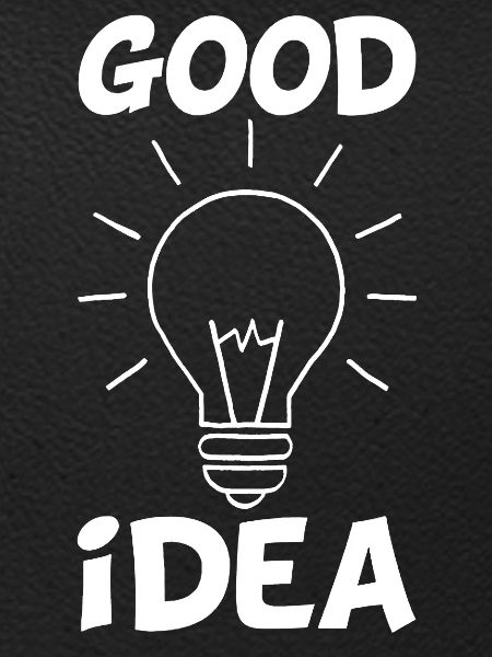 Die gute Idee (weiß)