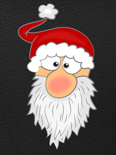 Weihnachtsmann Gesicht