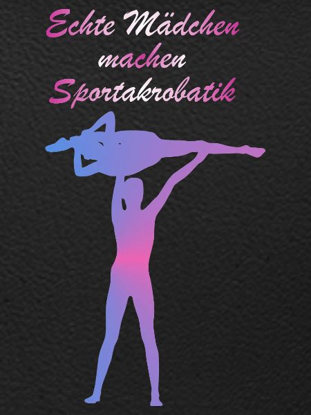 Echte Mädchen Sportakrobatik