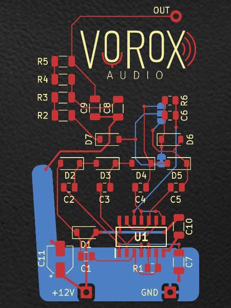 Audio Circuit PCB Art