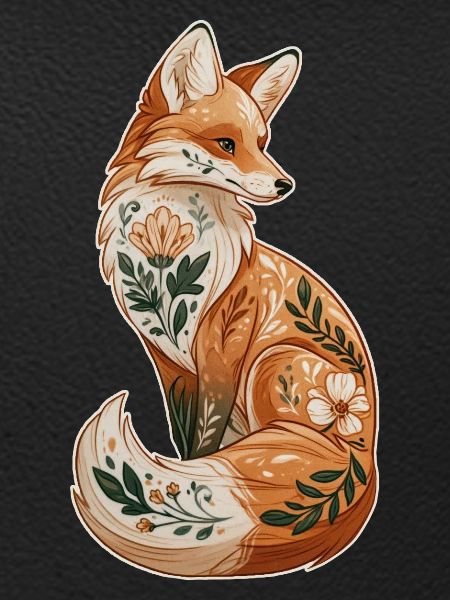 Fuchs dekorativ