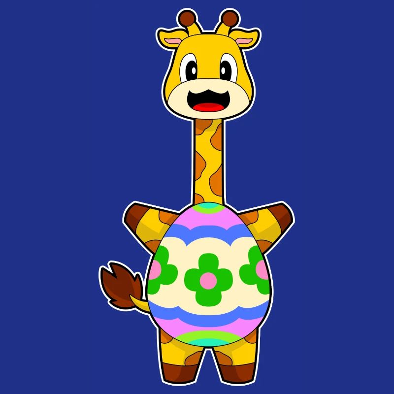 Giraffe Easter Easter Egg
