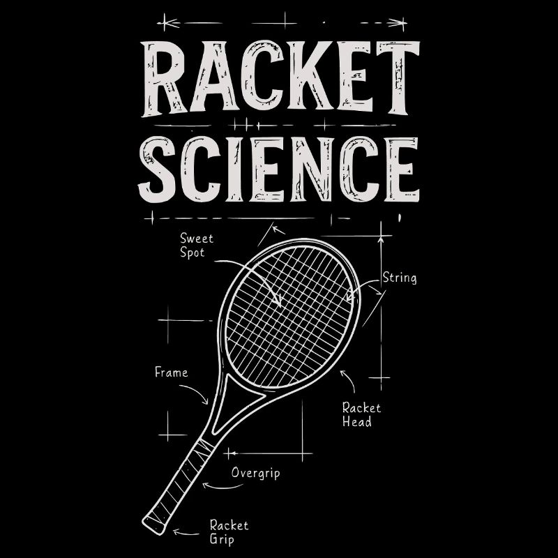 Racket Science - Tennis Racket fun Shirt