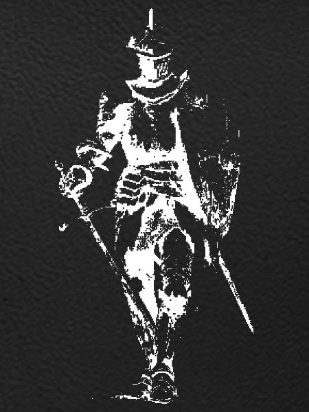 Noir-Ritter-Silhouette
