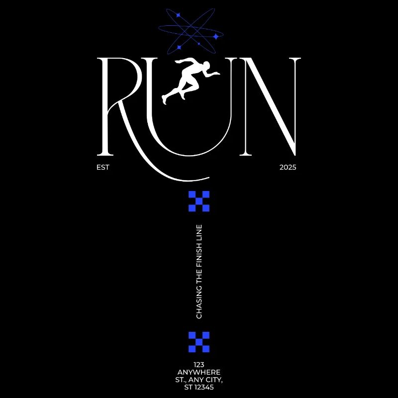 RUN Neon Runner Glyphs