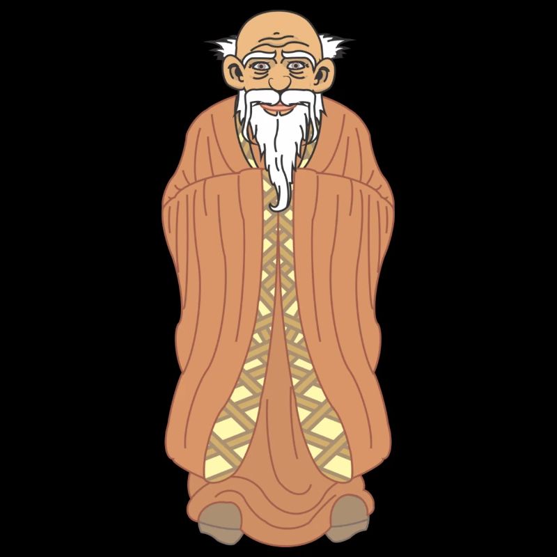 Zen Master – Wise Man with Beard