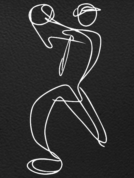 Cricket Bowler Sketch