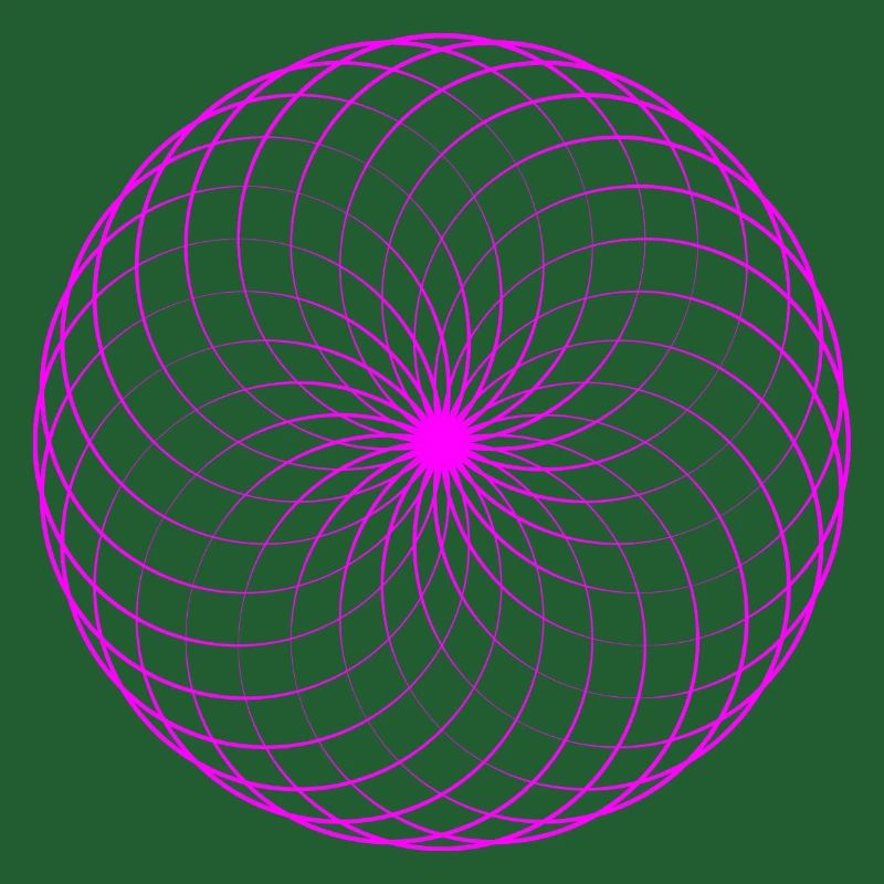 Neon spiral net torus