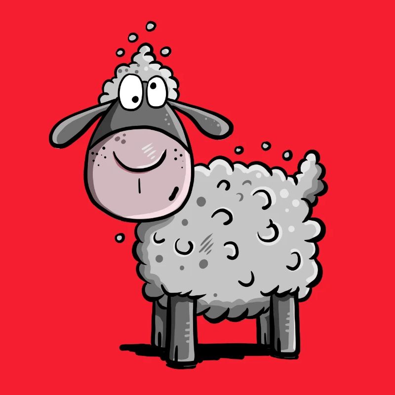 Little Wool Sheep I Sheep Comic I Gift