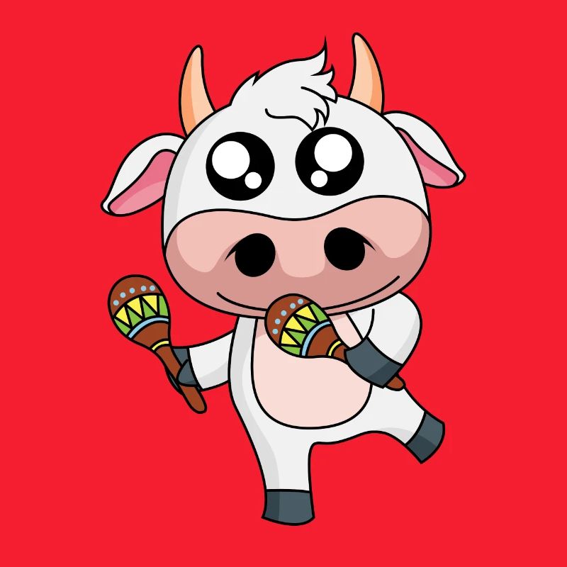 Salsa Dancing Dairy Cow