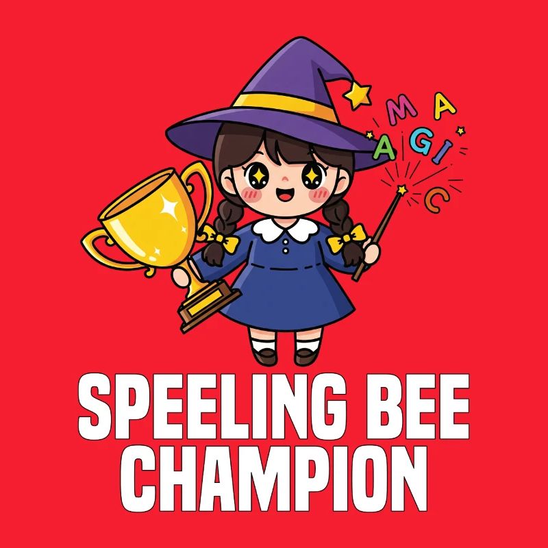 SPEELING BEE CHAMPION - WITCH HALLOWEEN