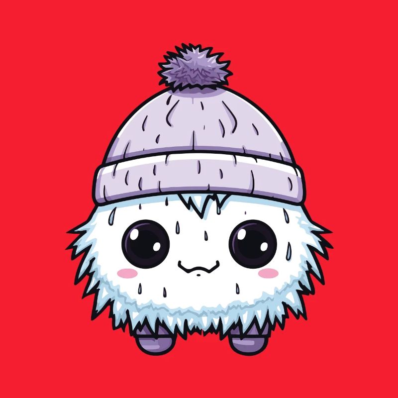 Eskimo Erkältung Comic Winter