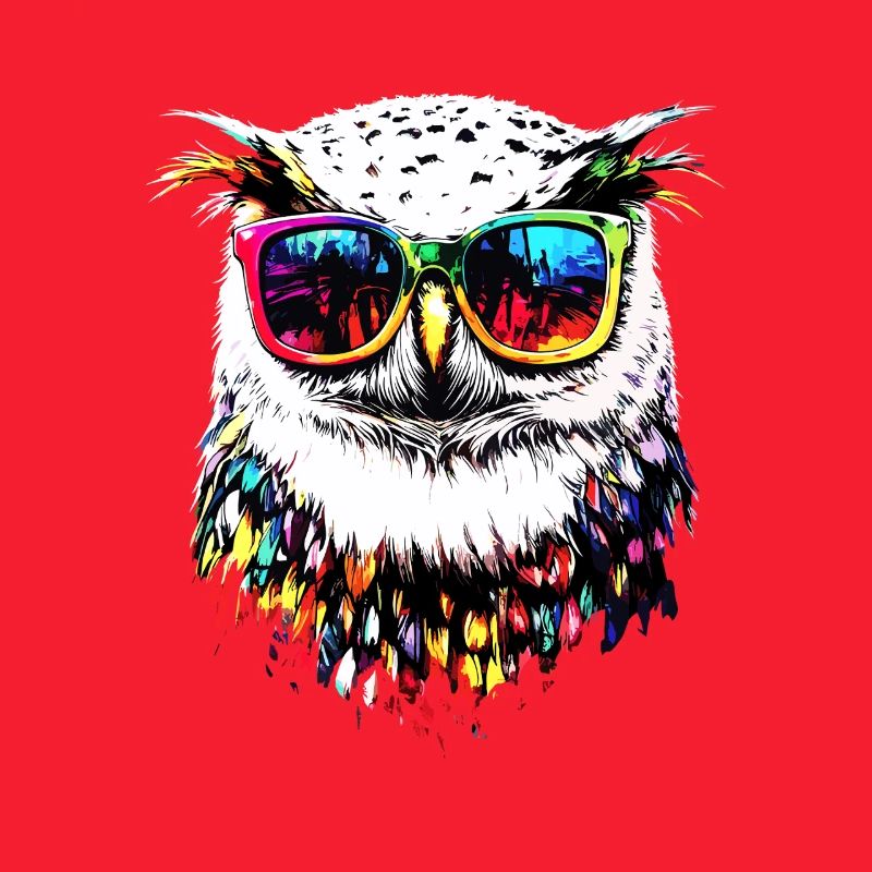 Schneeeule Weiße Eule Kauz Uhu Owl Schnee Eulen