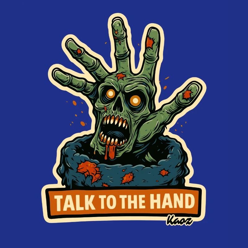 Zombie Hand ruft: Sprich mit der Hand
