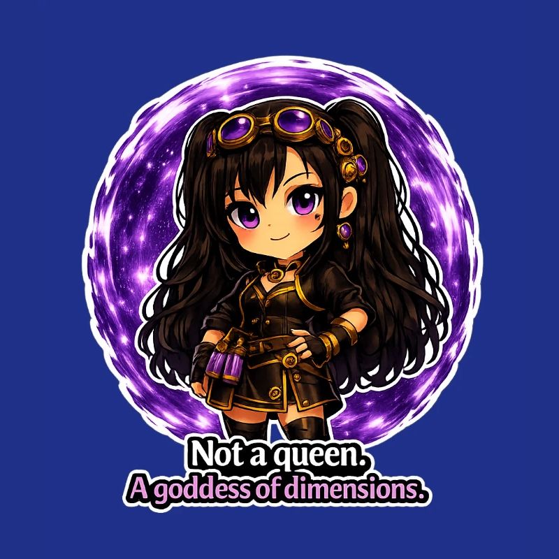 Déesse des Dimensions Lune – Steampunk Chibi
